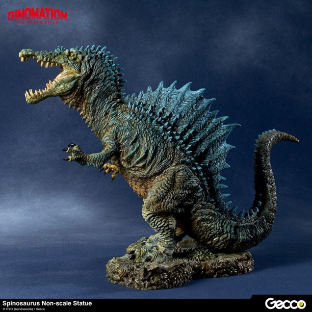 Dinomation, 棘龍 上色完成雕像
